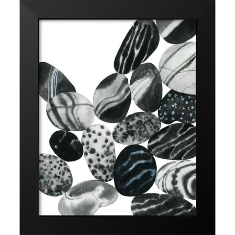 Dalmatian Rocks II Black Modern Wood Framed Art Print by Popp, Grace