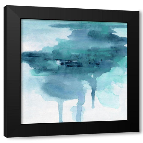 Ocean Cloud I Black Modern Wood Framed Art Print with Double Matting by Vess, June Erica
