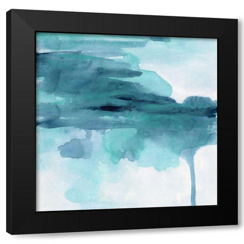 Ocean Cloud II Black Modern Wood Framed Art Print by Vess, June Erica
