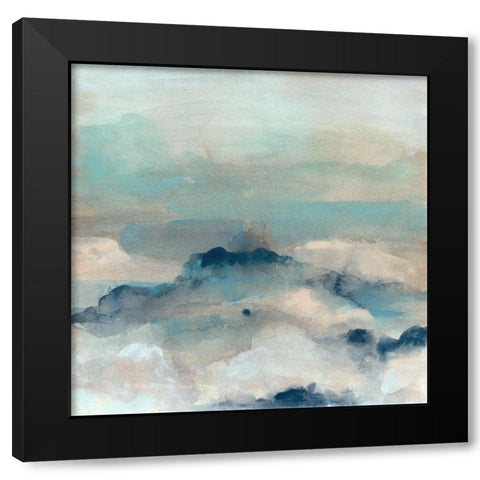 Shoreline Dusk II Black Modern Wood Framed Art Print with Double Matting by Vess, June Erica