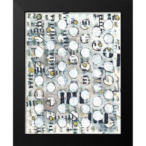 Glimmer Black Modern Wood Framed Art Print by Arbel, Lori