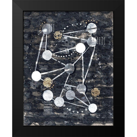 Phases Black Modern Wood Framed Art Print by Arbel, Lori