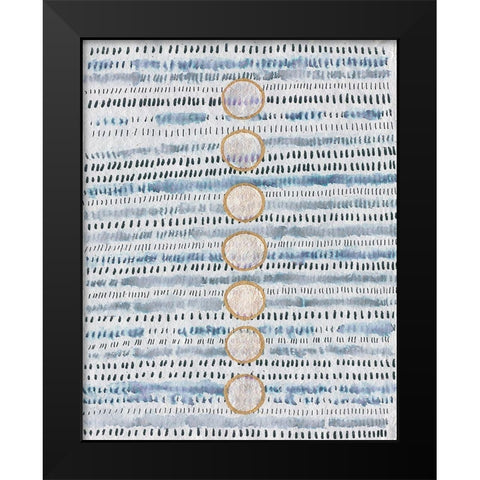 Aligned Black Modern Wood Framed Art Print by Arbel, Lori