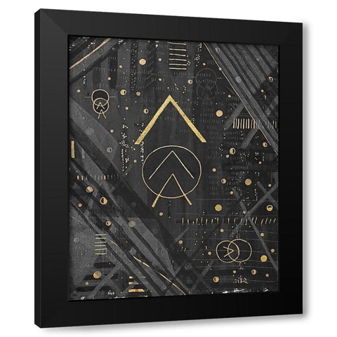 Direction Black Modern Wood Framed Art Print by Arbel, Lori