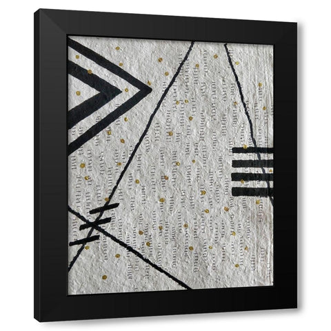 Road Signs Black Modern Wood Framed Art Print with Double Matting by Arbel, Lori