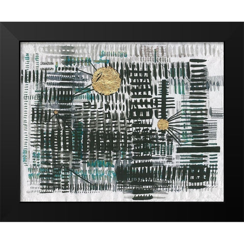 Breakthrough Black Modern Wood Framed Art Print by Arbel, Lori