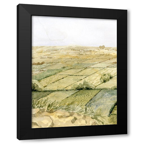 Flatlands I Black Modern Wood Framed Art Print by Popp, Grace