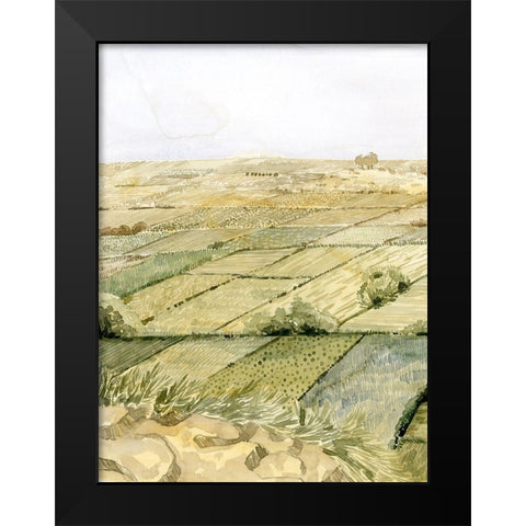 Flatlands I Black Modern Wood Framed Art Print by Popp, Grace