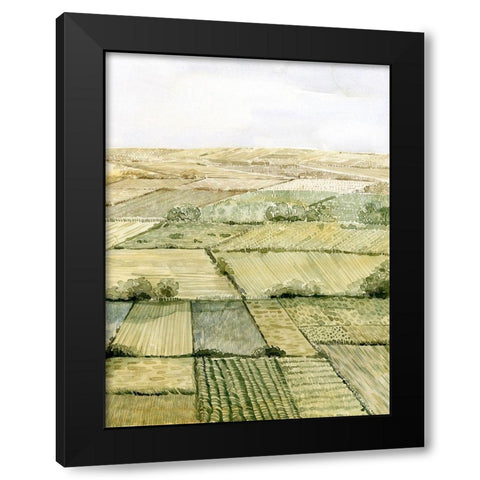 Flatlands II Black Modern Wood Framed Art Print by Popp, Grace