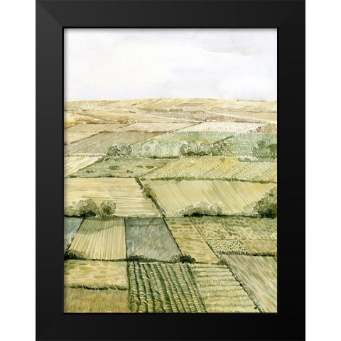 Flatlands II Black Modern Wood Framed Art Print by Popp, Grace