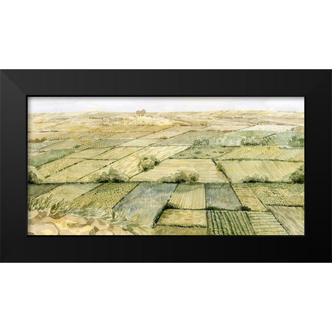 Flatlands III Black Modern Wood Framed Art Print by Popp, Grace
