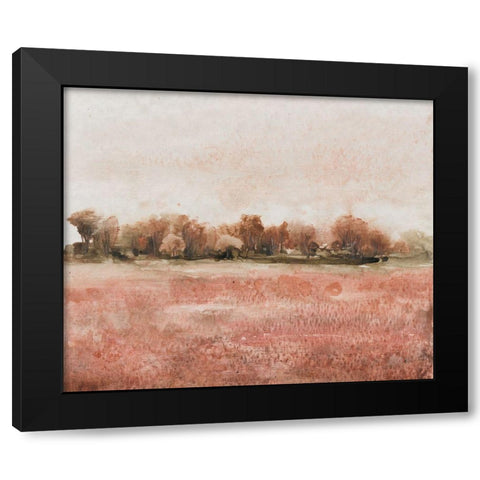 Red Soil I Black Modern Wood Framed Art Print with Double Matting by OToole, Tim