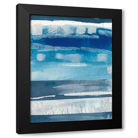 High Tide I Black Modern Wood Framed Art Print by Combs, Joyce