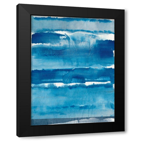 High Tide II Black Modern Wood Framed Art Print by Combs, Joyce