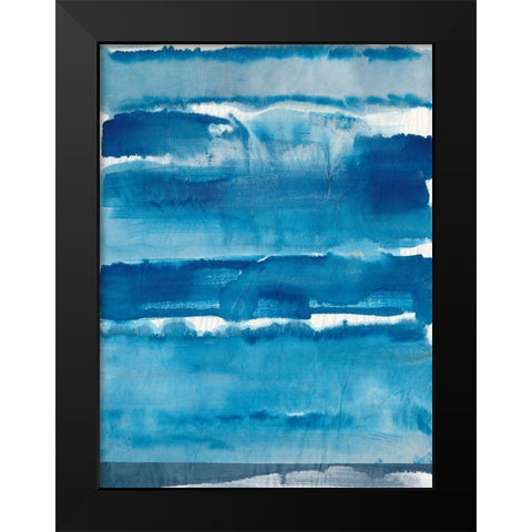 High Tide II Black Modern Wood Framed Art Print by Combs, Joyce