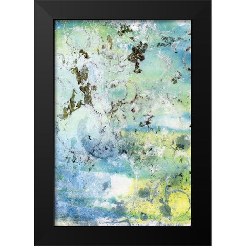 Coral Haze II Black Modern Wood Framed Art Print by Combs, Joyce