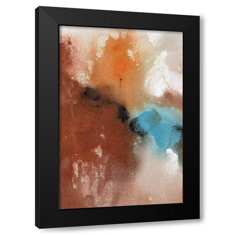 Affection I Black Modern Wood Framed Art Print by Combs, Joyce