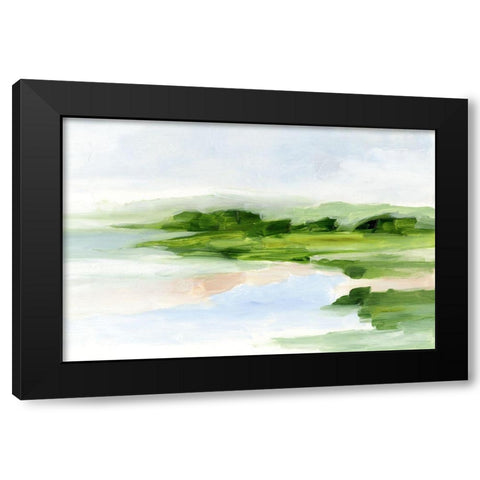 Blush Sands II Black Modern Wood Framed Art Print by Harper, Ethan