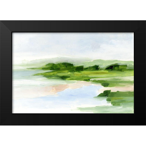Blush Sands II Black Modern Wood Framed Art Print by Harper, Ethan