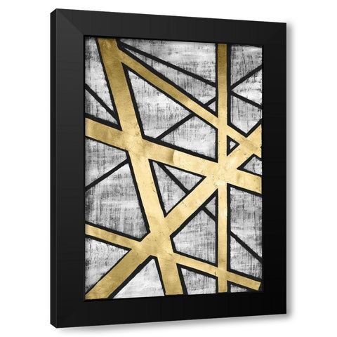 Rafters I Black Modern Wood Framed Art Print by Lam, Vanna