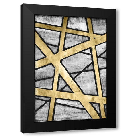 Rafters II Black Modern Wood Framed Art Print by Lam, Vanna