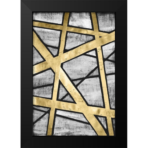 Rafters II Black Modern Wood Framed Art Print by Lam, Vanna
