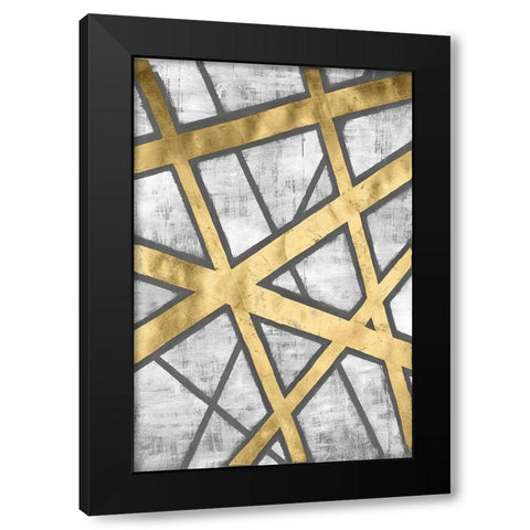 Rafters III Black Modern Wood Framed Art Print by Lam, Vanna