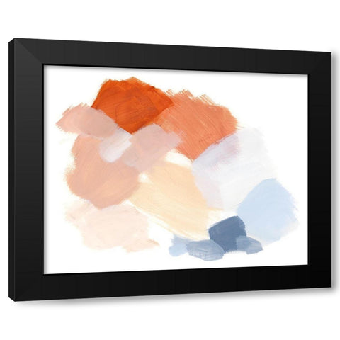 Palette Swatch II Black Modern Wood Framed Art Print with Double Matting by Barnes, Victoria