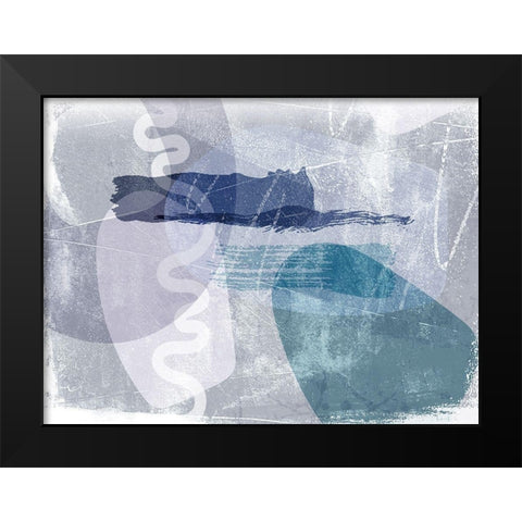 Rendition II Black Modern Wood Framed Art Print by Naskrent, Delores