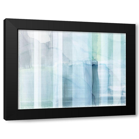 Portico II Black Modern Wood Framed Art Print by Naskrent, Delores