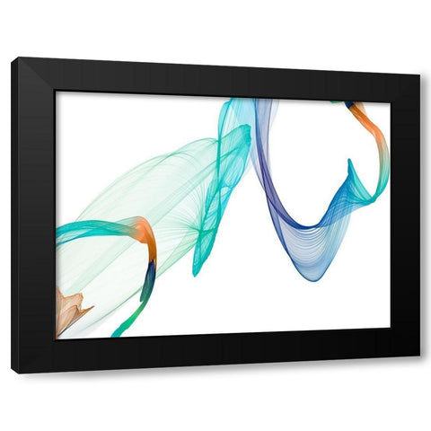 Dynamic Movement IV Black Modern Wood Framed Art Print by Orlov, Irena