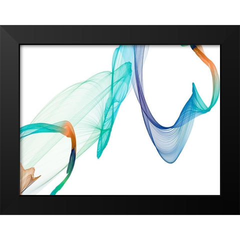 Dynamic Movement IV Black Modern Wood Framed Art Print by Orlov, Irena