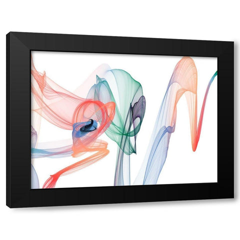 Dynamic Movement VI Black Modern Wood Framed Art Print with Double Matting by Orlov, Irena