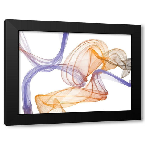 Dynamic Movement VIII Black Modern Wood Framed Art Print by Orlov, Irena