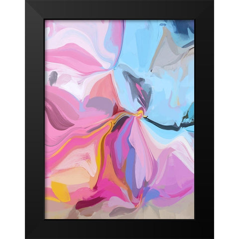 Colorful Lollipops I Black Modern Wood Framed Art Print by Orlov, Irena