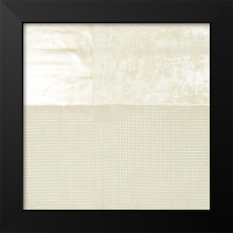 Diffused Limestone I Black Modern Wood Framed Art Print by Lam, Vanna