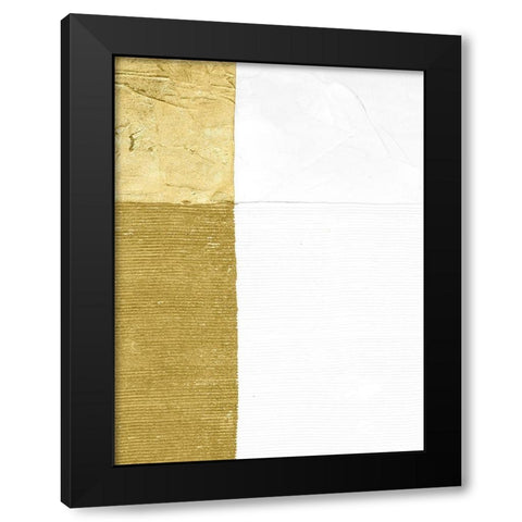 Gilded Echelon I Black Modern Wood Framed Art Print by Stramel, Renee W.