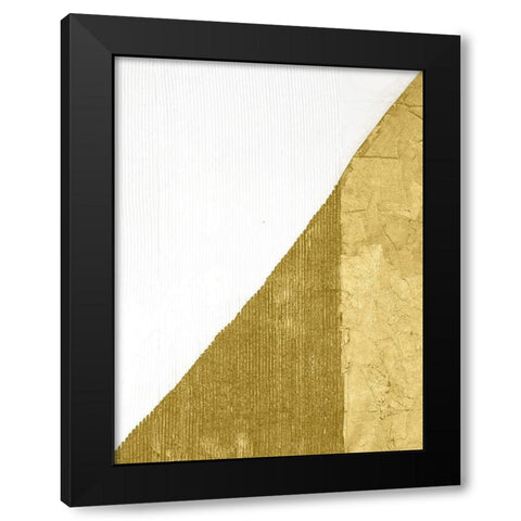 Gilded Echelon II Black Modern Wood Framed Art Print by Stramel, Renee W.