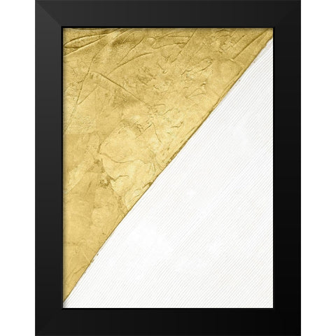 Gilded Echelon III Black Modern Wood Framed Art Print by Stramel, Renee W.