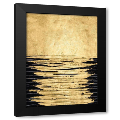 Auric I Black Modern Wood Framed Art Print by Stramel, Renee W.