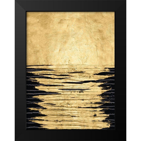 Auric I Black Modern Wood Framed Art Print by Stramel, Renee W.