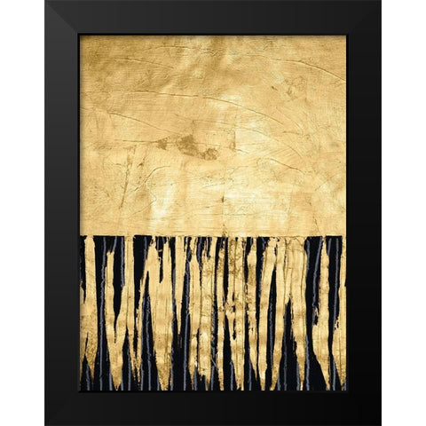 Auric II Black Modern Wood Framed Art Print by Stramel, Renee W.