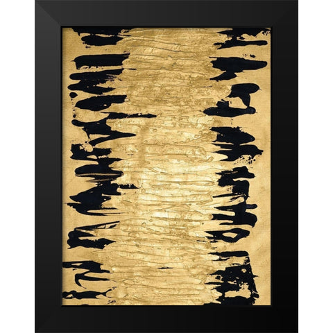 Auric III Black Modern Wood Framed Art Print by Stramel, Renee W.