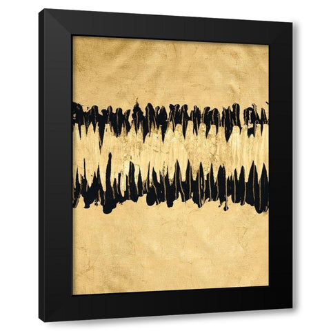 Auric IV Black Modern Wood Framed Art Print by Stramel, Renee W.