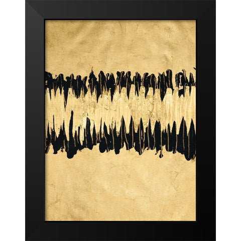 Auric IV Black Modern Wood Framed Art Print by Stramel, Renee W.