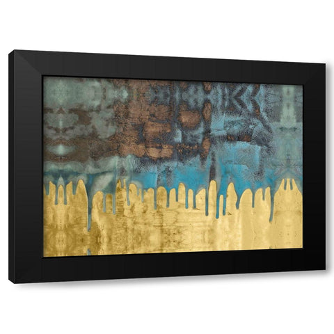 Aquafer I Black Modern Wood Framed Art Print by Stramel, Renee W.