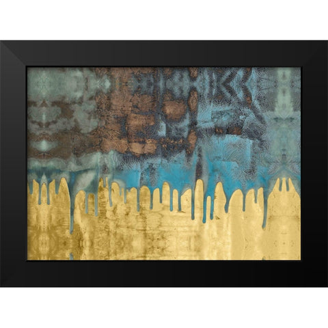 Aquafer I Black Modern Wood Framed Art Print by Stramel, Renee W.