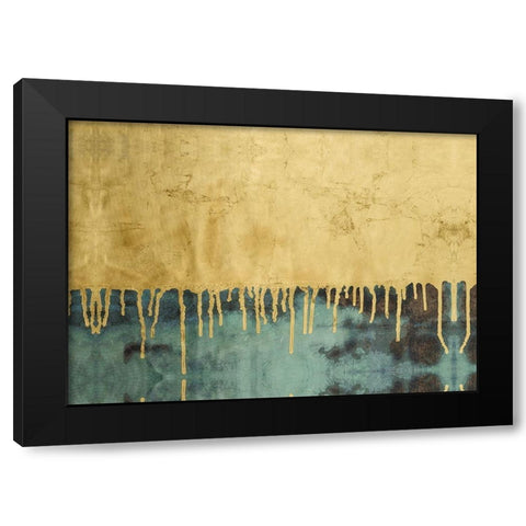 Aquafer II Black Modern Wood Framed Art Print by Stramel, Renee W.