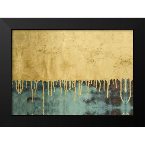 Aquafer II Black Modern Wood Framed Art Print by Stramel, Renee W.