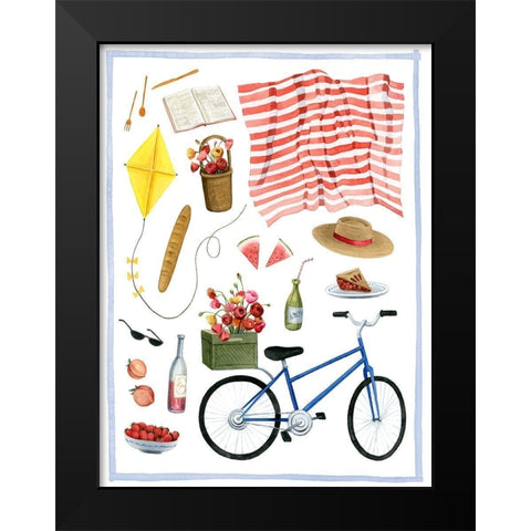 Park Picnic II Black Modern Wood Framed Art Print by Popp, Grace
